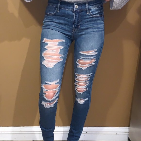 pacsun ripped jean/jegging - Picture 1 of 1